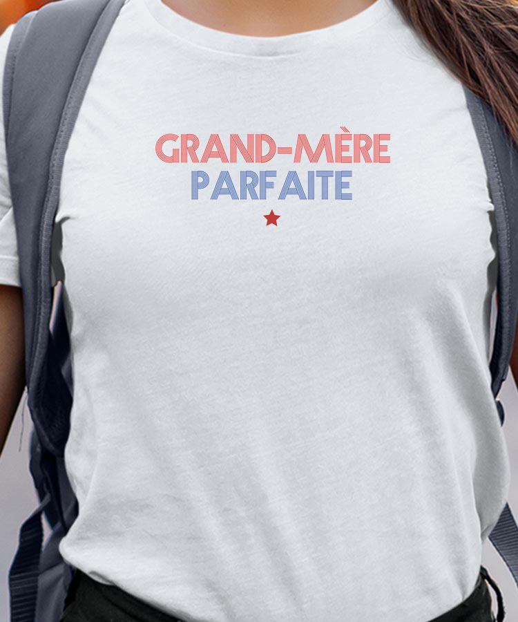 T-Shirt Blanc Grand-Mère parfaite Pour femme-1