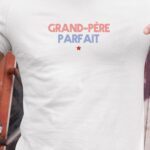 T-Shirt Blanc Grand-Père parfait Pour homme-1