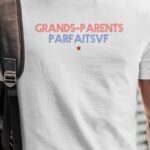 T-Shirt Blanc Grands-Parents parfaits Pour homme-1