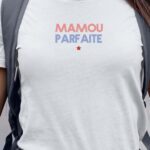 T-Shirt Blanc Mamou parfaite Pour femme-1