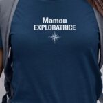 T-Shirt Bleu Marine Mamou exploratrice Pour femme-1