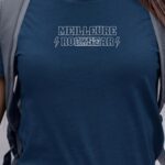 T-Shirt Bleu Marine Meilleure Amie ROCKSTAR Pour femme-1
