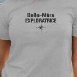 T-Shirt Gris Belle-Mère exploratrice Pour femme-1