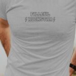 T-Shirt Gris Filleul ROCKSTAR Pour homme-1