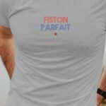 T-Shirt Gris Fiston parfait Pour homme-1