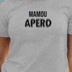 T-Shirt Gris Mamou apéro face Pour femme-1