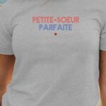 T-Shirt Gris Petite-Soeur parfaite Pour femme-1