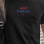 T-Shirt Noir Ami parfait Pour homme-1