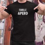 T-Shirt Noir Famille apéro face Pour homme-2