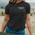 T-Shirt Noir Grande-Soeur Louve lune coeur Pour femme-2