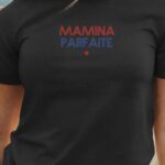 T-Shirt Noir Mamina parfaite Pour femme-1