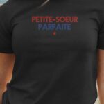 T-Shirt Noir Petite-Soeur parfaite Pour femme-1