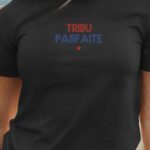 T-Shirt Noir Tribu parfaite Pour femme-1