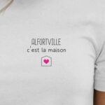 T-Shirt Blanc Alfortville C'est la maison Pour femme-2