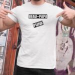 T-Shirt Blanc Beau-Papa PUNK Pour homme-2