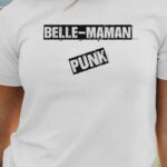 T-Shirt Blanc Belle-Maman PUNK Pour femme-1