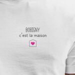 T-Shirt Blanc Bobigny C'est la maison Pour homme-2