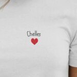 T-Shirt Blanc Chelles Coeur Pour femme-2