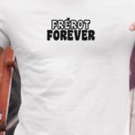 T-Shirt Blanc Frérot forever face Pour homme-1