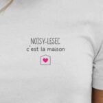 T-Shirt Blanc Noisy-le-Sec C'est la maison Pour femme-2