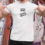 T-Shirt Blanc Pepe PUNK Pour homme-2