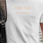 T-Shirt Blanc Petit-Fils de compet' Pour homme-1