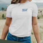 T-Shirt Blanc Petite-Soeur Chouette face Pour femme-2