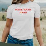 T-Shirt Blanc Petite-Soeur Power Pour femme-2