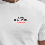 T-Shirt Blanc Super Beau-Père édition limitée Pour homme-1