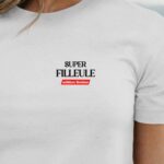 T-Shirt Blanc Super Filleule édition limitée Pour femme-1
