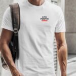 T-Shirt Blanc Super Parents édition limitée Pour homme-2