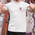T-Shirt Blanc Super Père édition limitée Pour homme-2