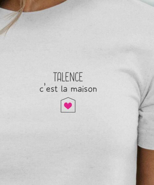 T-Shirt Blanc Talence C'est la maison Pour femme-2