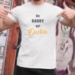 T-Shirt Blanc Un Daddy Qui déchire Pour homme-2
