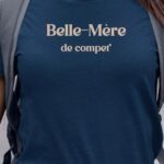 T-Shirt Bleu Marine Belle-Mère de compet' Pour femme-1