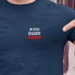 T-Shirt Bleu Marine Daddy édition limitée Pour homme-1