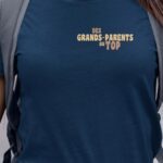 T-Shirt Bleu Marine Des Grands-Parents au top Pour femme-1