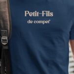 T-Shirt Bleu Marine Petit-Fils de compet' Pour homme-1