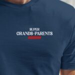 T-Shirt Bleu Marine Super Grands-Parents édition limitée Pour homme-1