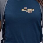 T-Shirt Bleu Marine Une Belle-Maman au top Pour femme-1