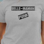T-Shirt Gris Belle-Maman PUNK Pour femme-1