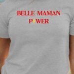 T-Shirt Gris Belle-Maman Power Pour femme-1