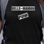 T-Shirt Noir Belle-Maman PUNK Pour femme-1
