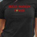 T-Shirt Noir Belle-Maman Power Pour femme-1