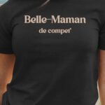 T-Shirt Noir Belle-Maman de compet' Pour femme-1