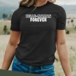 T-Shirt Noir Belle-Maman forever face Pour femme-2