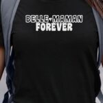 T-Shirt Noir Belle-Maman forever face Pour femme-1