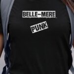 T-Shirt Noir Belle-Mere PUNK Pour femme-1