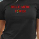 T-Shirt Noir Belle-Mère Power Pour femme-1