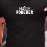 T-Shirt Noir Frère forever face Pour homme-1